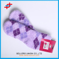 Calcetines de poliéster de microfibra para niños con toalla de felpa / calcetines de microfibra China / calcetines de toalla por encargo